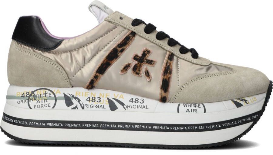 Premiata Gouden Lage Sneakers Beth