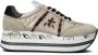 Premiata Gouden sneakers toegekend Beige Dames - Thumbnail 3