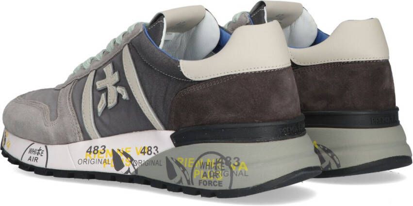 Premiata Grijze Lage Sneakers Lander