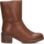 PS Poelman Linus Enkelboots Enkellaarsjes Dames Bruin - Thumbnail 3