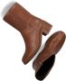 PS Poelman Linus Enkelboots Enkellaarsjes Dames Bruin - Thumbnail 6