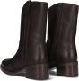 PS Poelman Esmee Enkelboots Enkellaarsjes Dames Bruin - Thumbnail 3