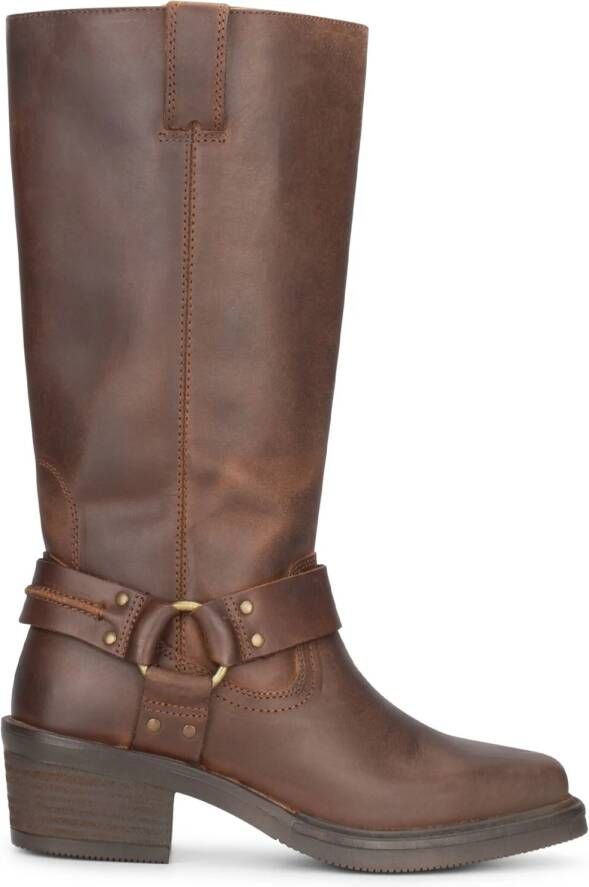 PS POELMAN Bruine Boots Hailee