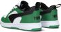 Puma Rebound V6 Lo sneakers wit zwart groen Leer Meerkleurig 24 - Thumbnail 9