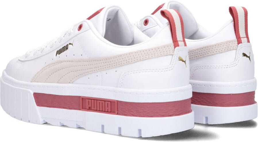 Puma Witte Lage Sneakers Mayze Lth Wn