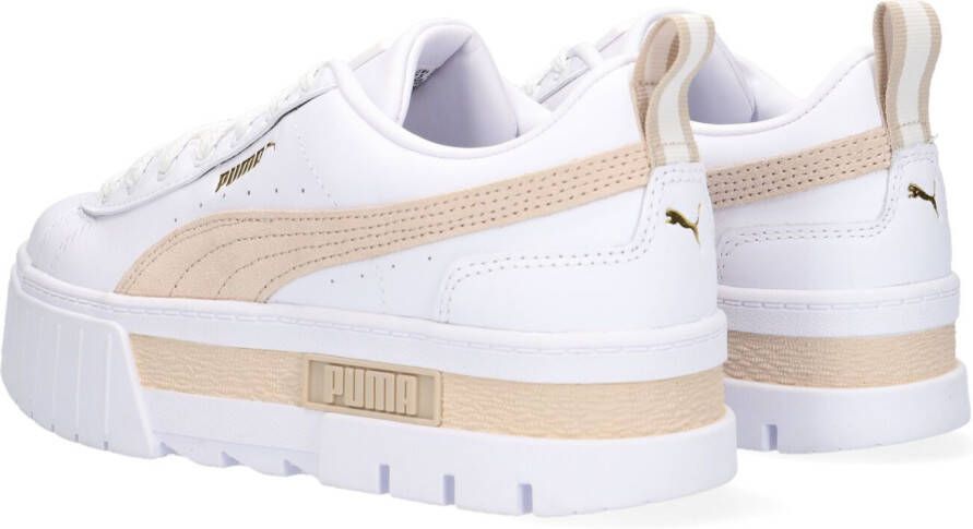 Puma Witte Lage Sneakers Mayze Lth Wn