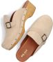 RED-RAG Clogs Dames 79566 Maat: 39 Materiaal: Suède Kleur: Beige - Thumbnail 7