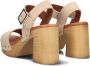 RED-RAG Sandalen Dames 79568 Maat: 38 Materiaal: Suède Kleur: Beige - Thumbnail 5