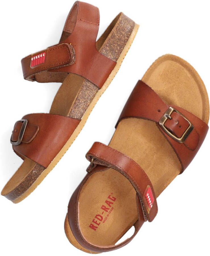 RED-RAG Cognac Sandalen 19155