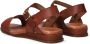 Red-Rag Red Rag Sandalen Dames Damesschoenen Leer Sleehak hoogte 4 cm 79370 Cognac - Thumbnail 6