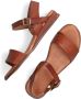 Red-Rag Red Rag Sandalen Dames Damesschoenen Leer Sleehak hoogte 4 cm 79370 Cognac - Thumbnail 8