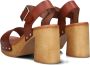 RED-RAG Sandalen Dames 79568 Maat: 40 Materiaal: Leer Kleur: Cognac - Thumbnail 6