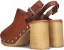 RED-RAG Sandalen Dames 79572 Maat: 39 Materiaal: Leer Kleur: Cognac - Thumbnail 6