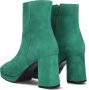 Red-Rag Red Rag 78236 Enkellaarsjes Enkelboots met rits Dames Groen - Thumbnail 4