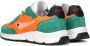 Red Rag suède sneakers groen oranje Jongens Suede Meerkleurig 25 - Thumbnail 6