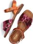 Red Rag 79666~~~~~~~~~~~~~~~~~~~~~~~~~ Platte sandalenDames Sandalen Roze - Thumbnail 8