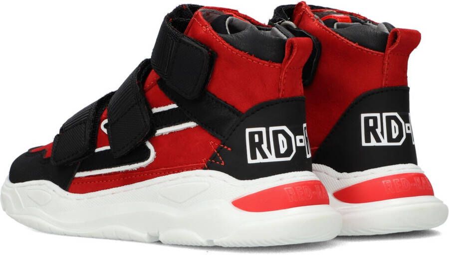 Red-Rag Rode Hoge Sneaker 13631