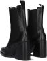 Red Rag Dames Chelsea laarzen Stijlvol Leer Black Dames - Thumbnail 4
