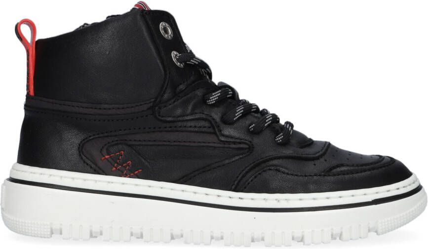 Red-Rag Zwarte Hoge Sneaker 13515