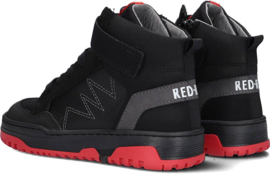 Red-Rag Zwarte Hoge Sneaker 13759