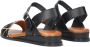 MW RED-RAG Zwarte Sandalen Met Print | Red-Rag 79372 - Thumbnail 5