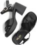 RED-RAG Sandalen Dames 79600 Maat: 41 Materiaal: Leer Kleur: Zwart - Thumbnail 7