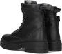 Red-Rag 12472 Veterboots Laarzen Met Veters Meisjes Kids Zwart - Thumbnail 4