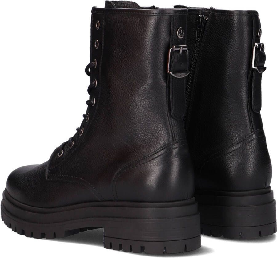 Red-Rag Zwarte Veterboots 71432