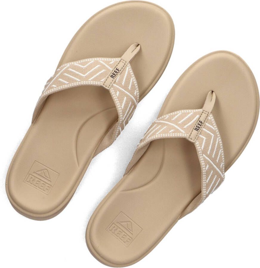 REEF Beige Slippers Cushion Cloud Tx