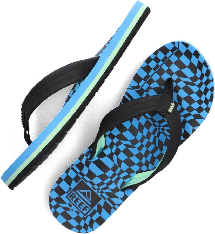 REEF Blauwe Teenslippers Ahi