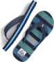 Reef Kids Ahideep Sea Stripes Slippers Blauw - Thumbnail 11