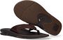 Reef Leather Fanningdark Brown Heren Slippers Donkerbruin - Thumbnail 10