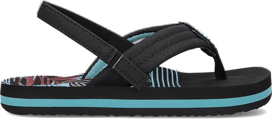 REEF Zwarte Sandalen Little Ahi