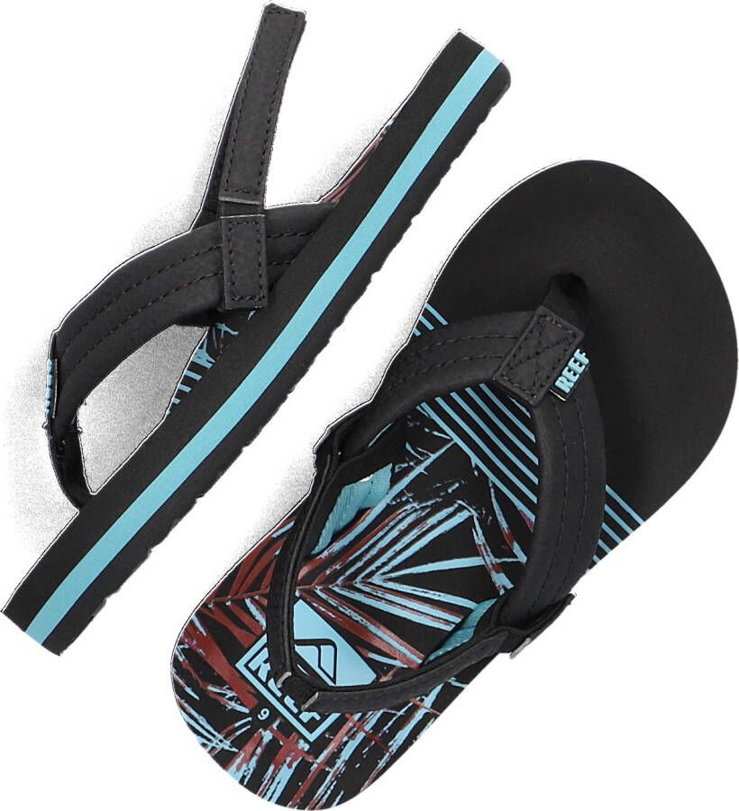 REEF Zwarte Sandalen Little Ahi