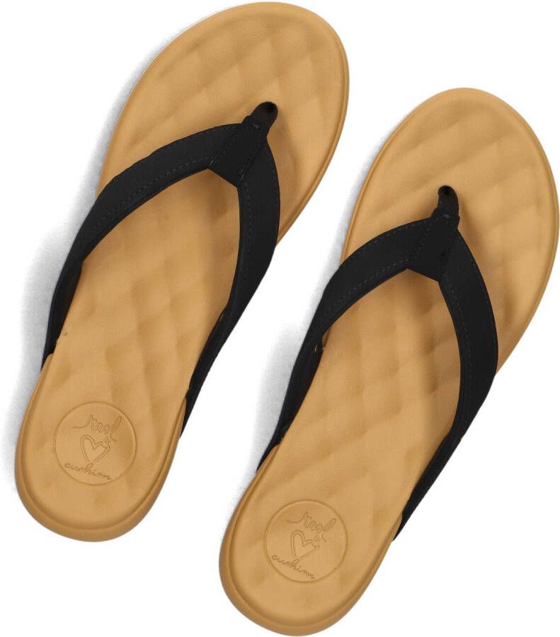 REEF Zwarte Slippers Cushion Harmony