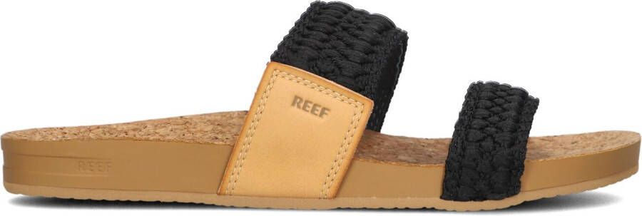 REEF Zwarte Slippers Cushion Vista Thread