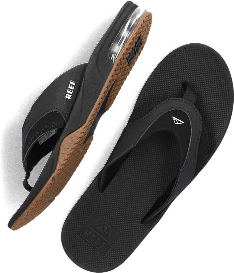 REEF Zwarte Slippers Fanning Boy