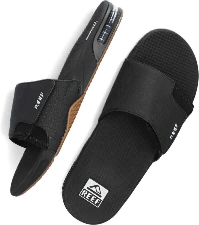 REEF Zwarte Slippers Fanning Slide
