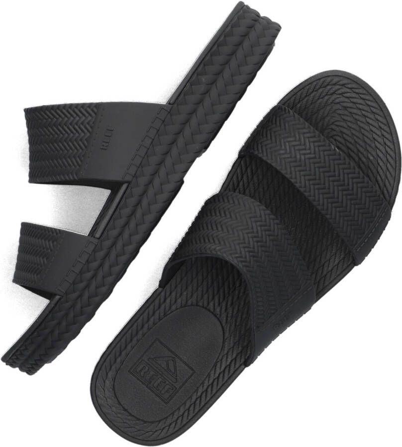 REEF Zwarte Slippers Water Vista Slide