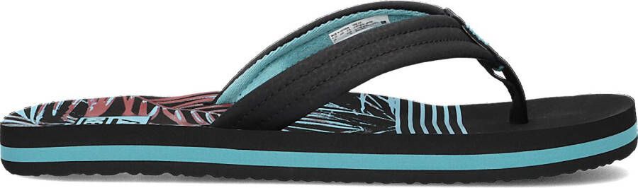 REEF Zwarte Teenslippers Ahi