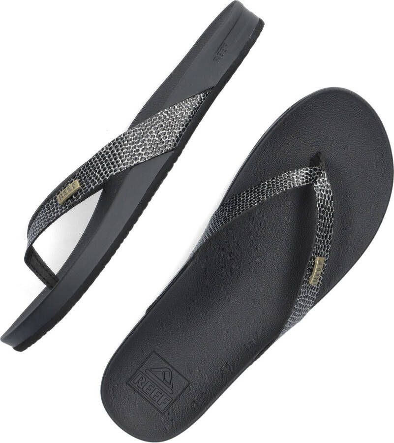 REEF Zwarte Slippers Cushion Court