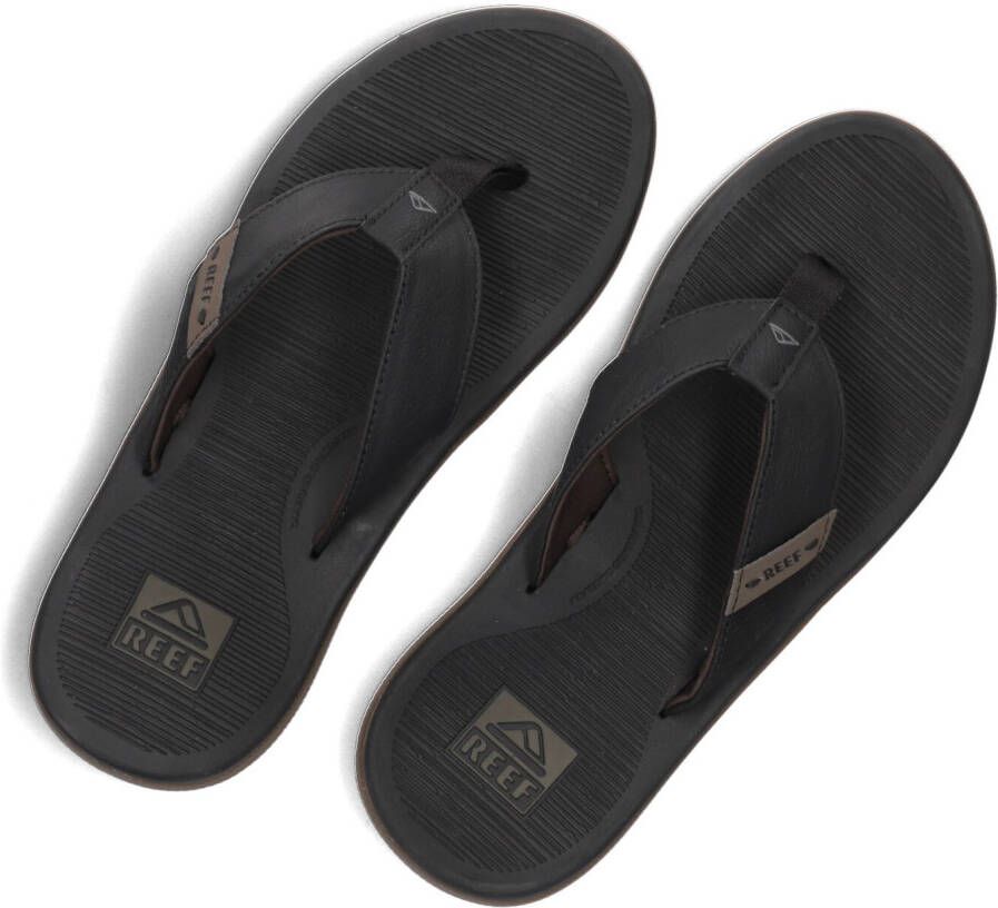 REEF Zwarte Teenslippers Santa Ana