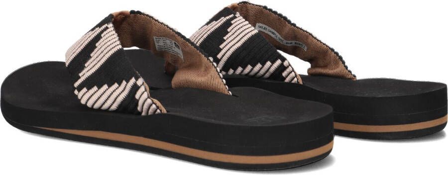 REEF Zwarte Slippers Spring Woven