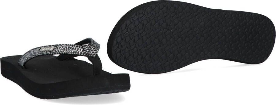 REEF Zwarte Slippers Star Cushion Sassy