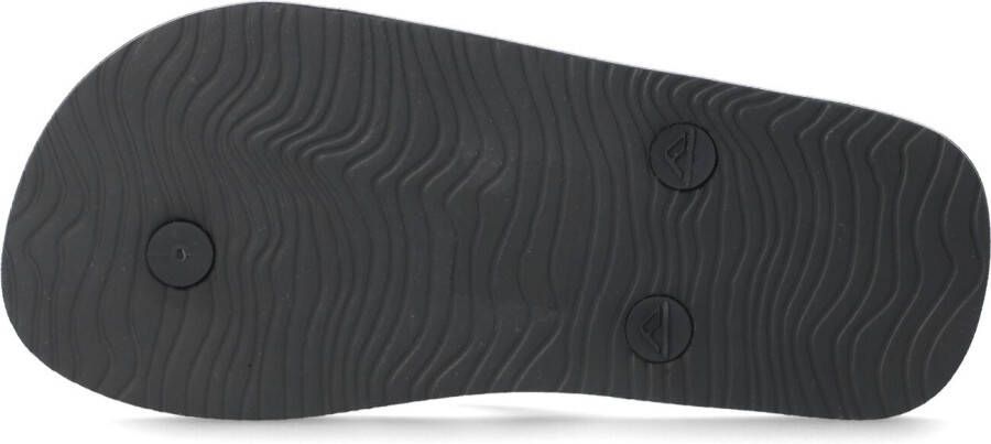 REEF Zwarte Slippers Switchfoot Print