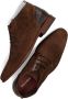 Rehab Grand Suede heren hoge nette schoen Cognac - Thumbnail 5