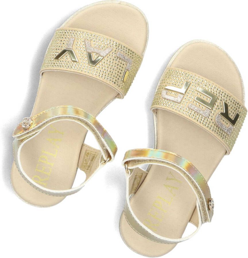 REPLAY Gouden Sandalen Sandal 5