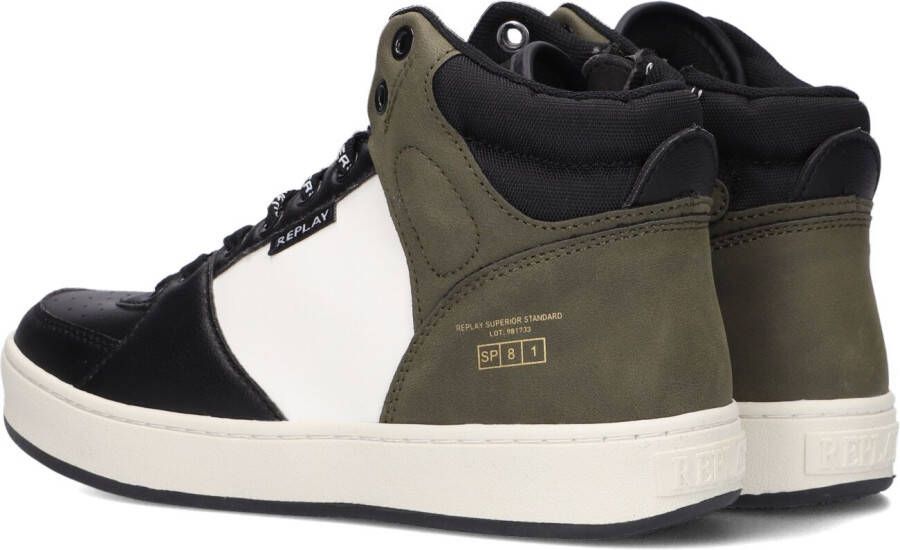 Replay Groene Hoge Sneaker Cobra