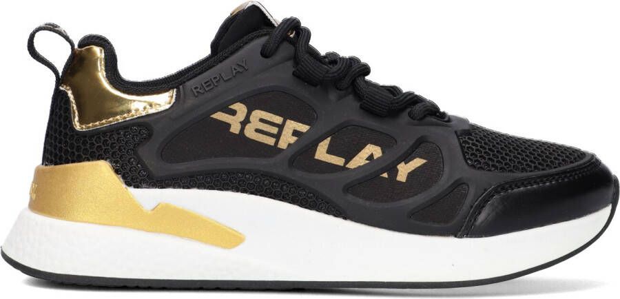 Replay Zwarte Lage Sneakers Maze Jr