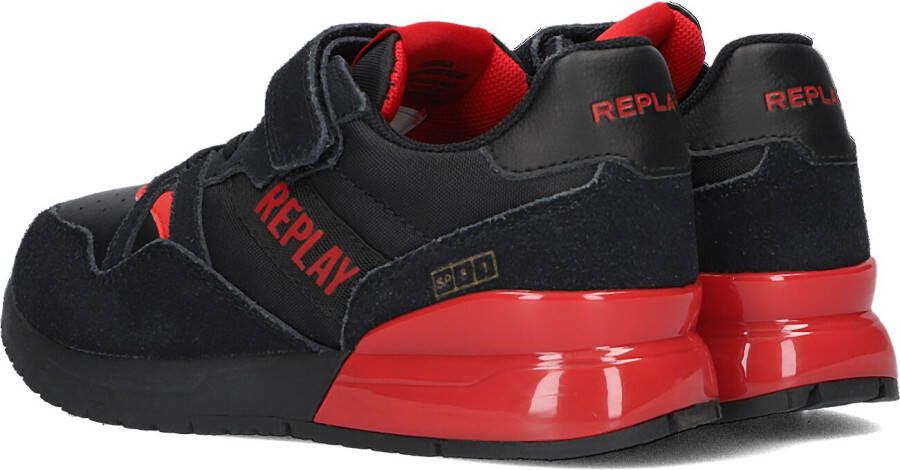 Replay Zwarte Lage Sneakers Shoot Jr